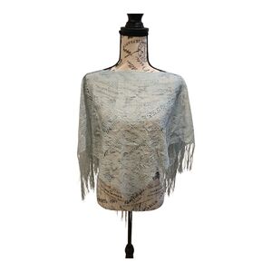 Blue/Green Knit Shawl